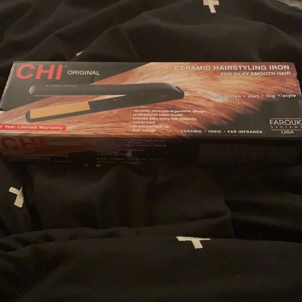New CHI ceramic flat iron